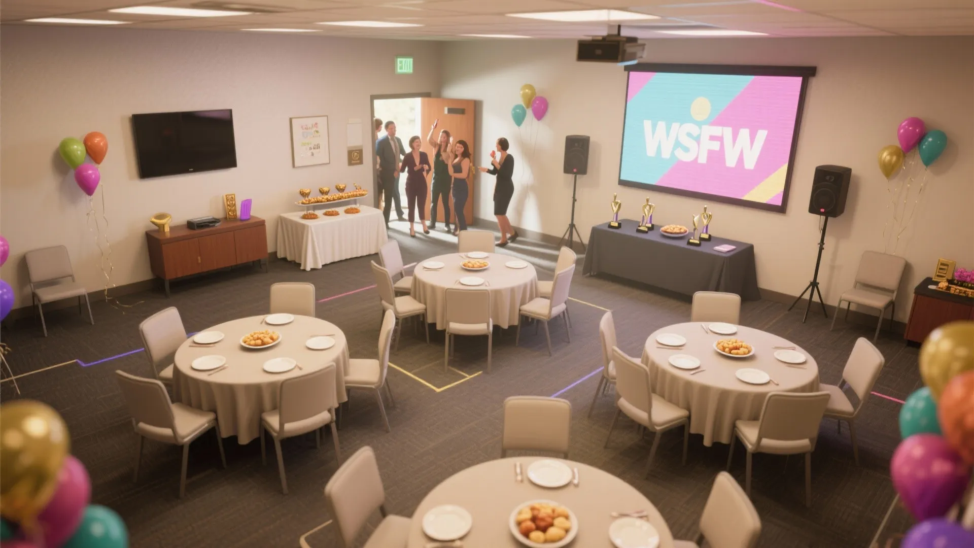 3. Fake Meeting That’s Actually a Party