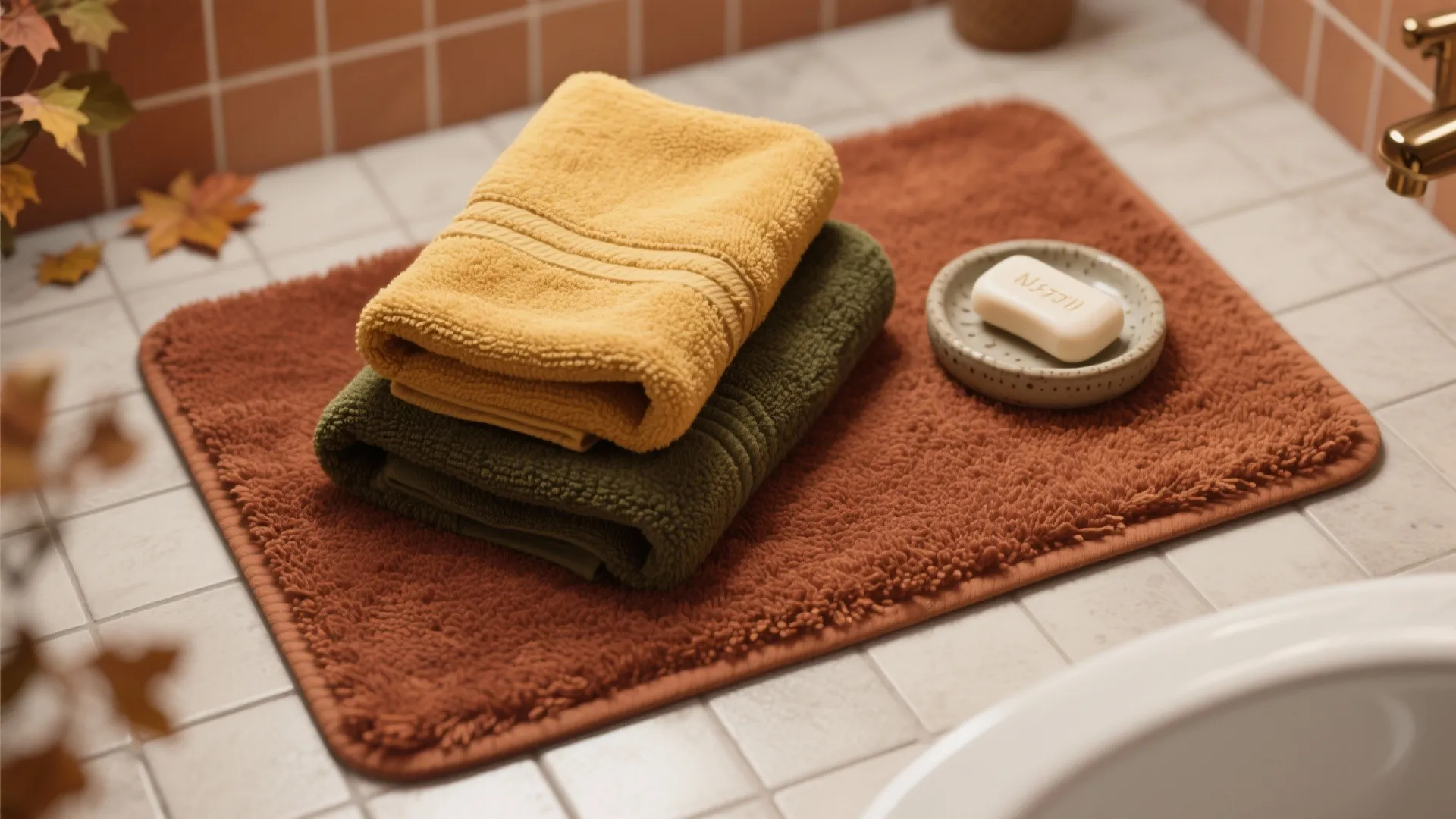 1. Warm textiles and rugs