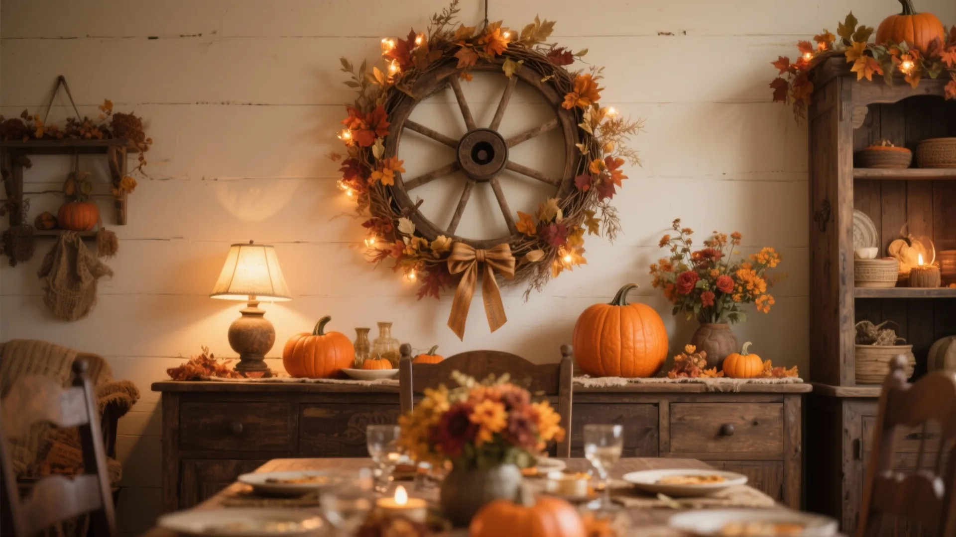 Fall wagon wheel decorating ideas: Creative ways to use wagon wheels for autumn decor
