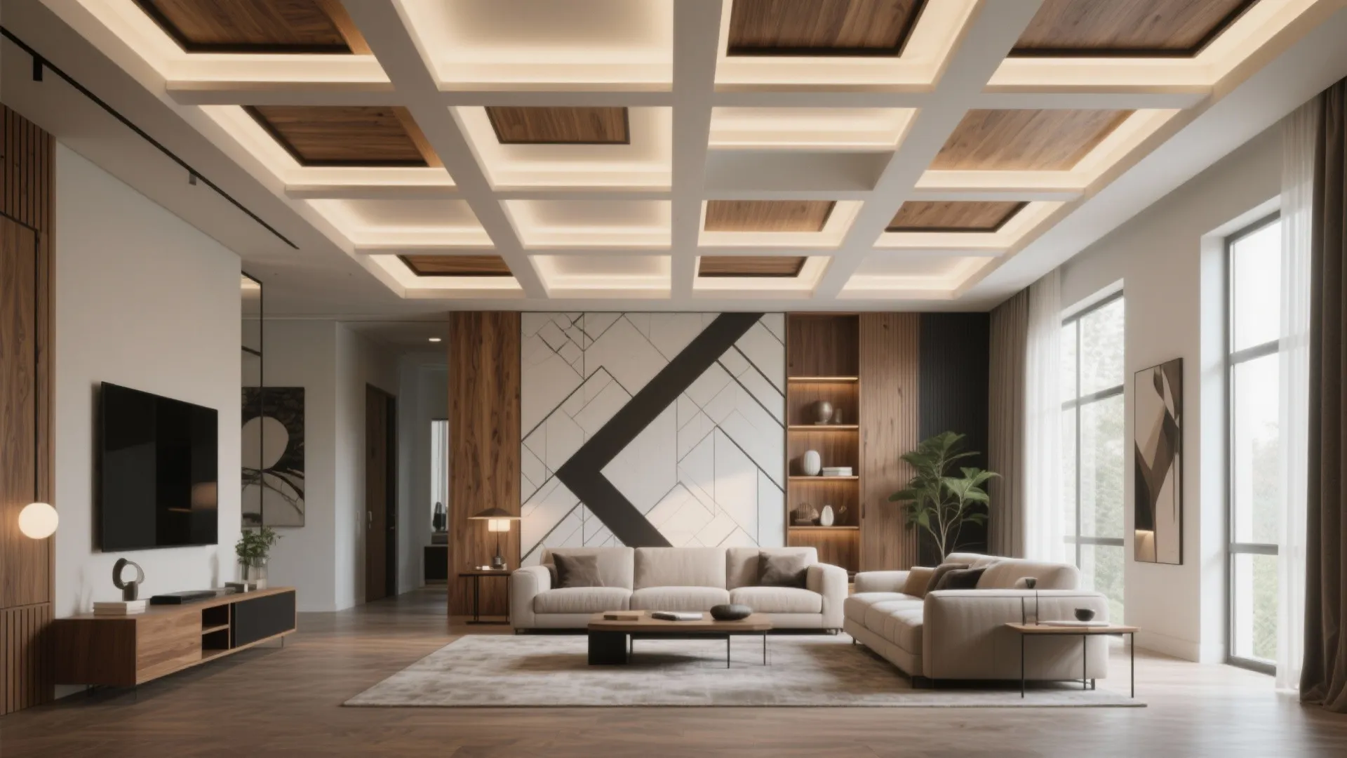 5 False Ceiling Ideas for Your Drawing Room: Creative inspirations to transform your living space and make it feel larger, cozier, and more stylish