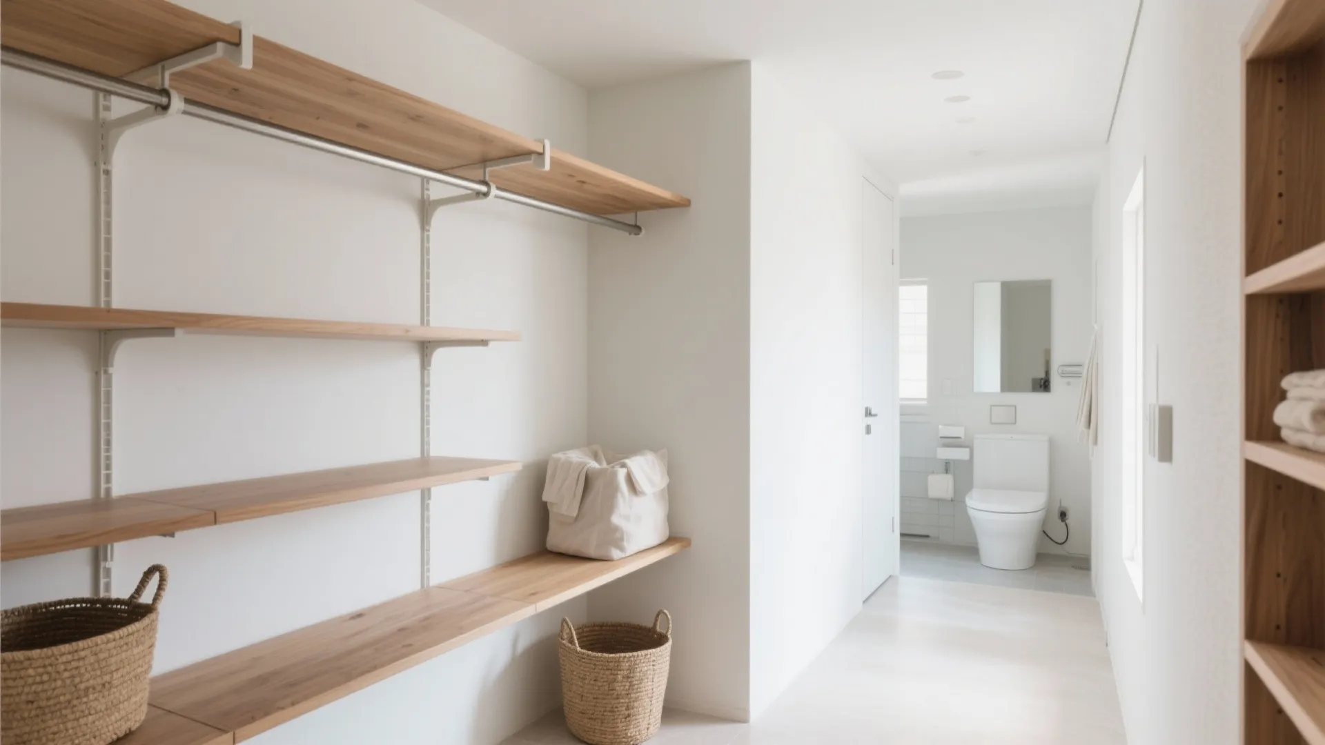 Tips 7: ファミリークローゼットを“通過点”に。しまう動作を3歩で完結（收纳技巧）