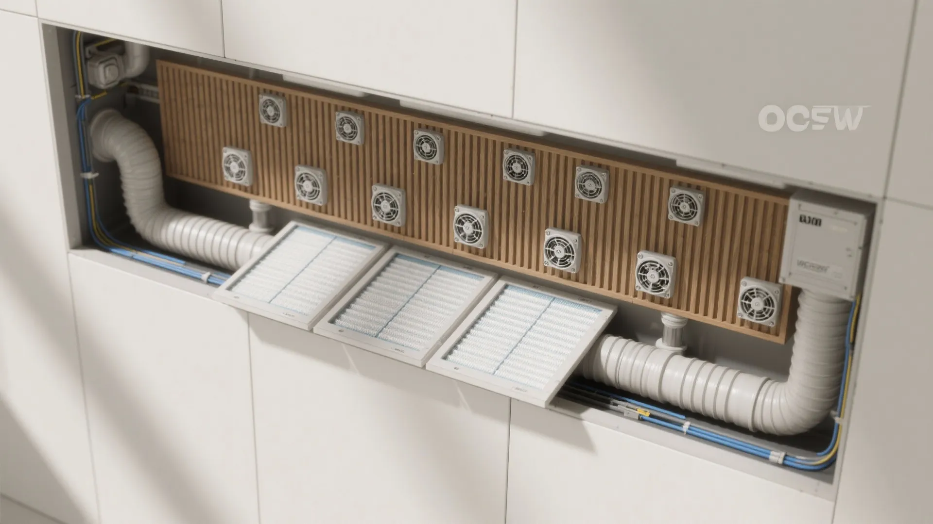 Quiet Multi-Fan Vent Wall for Micro Apartments