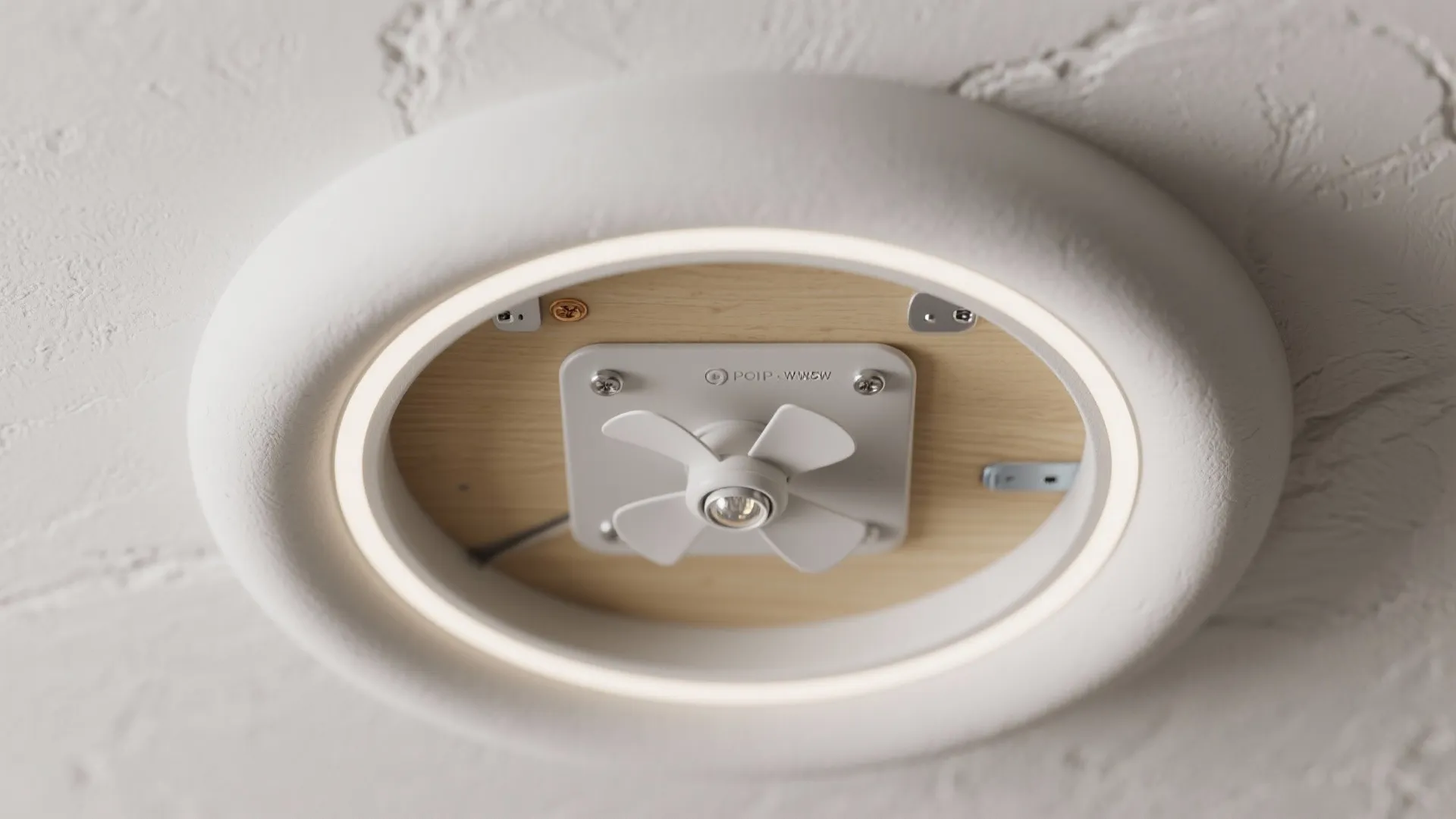 Central POP Feature with Fan-and-Light Integration