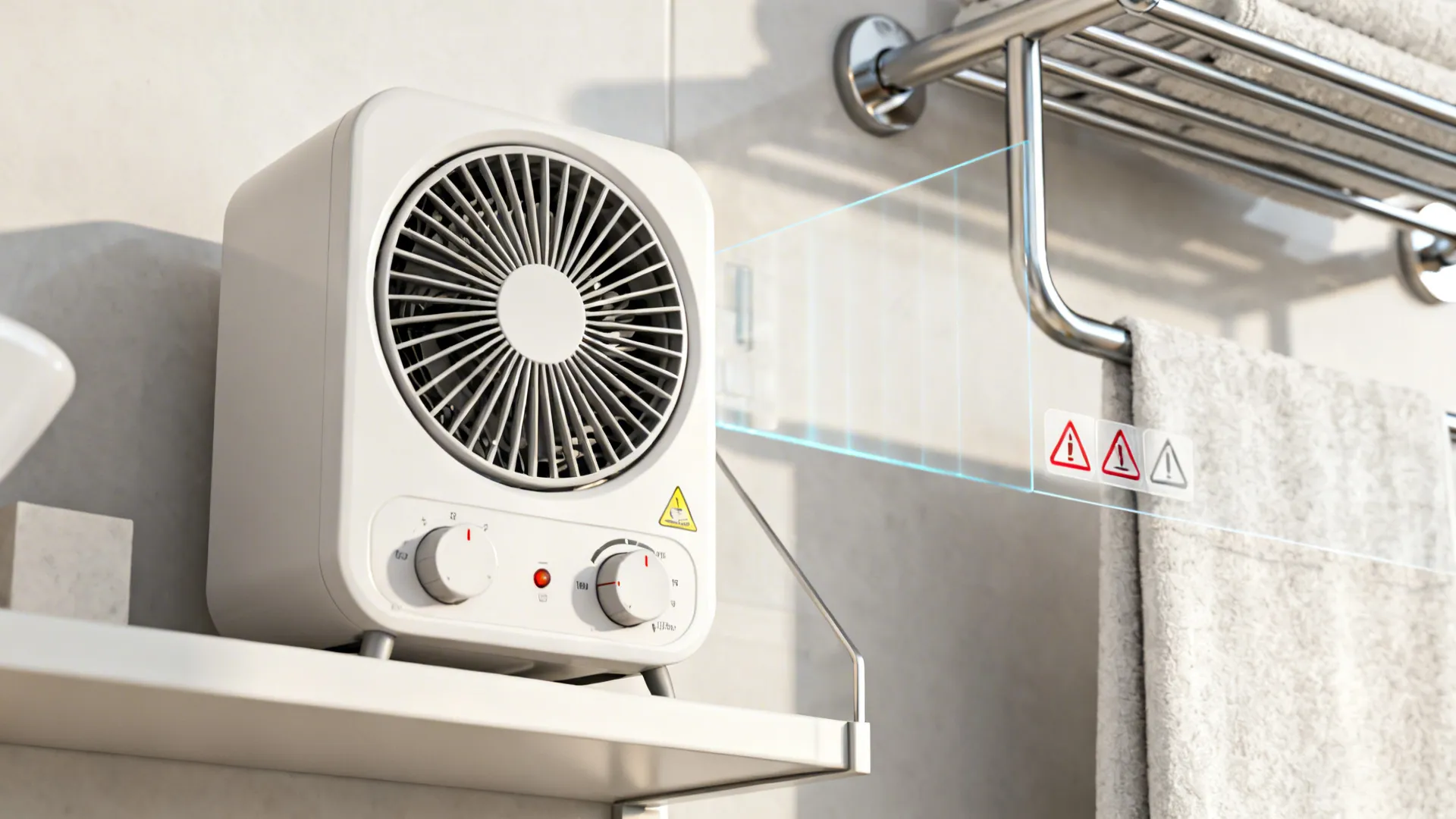 5. Compact fan-forced heaters for quick heat bursts