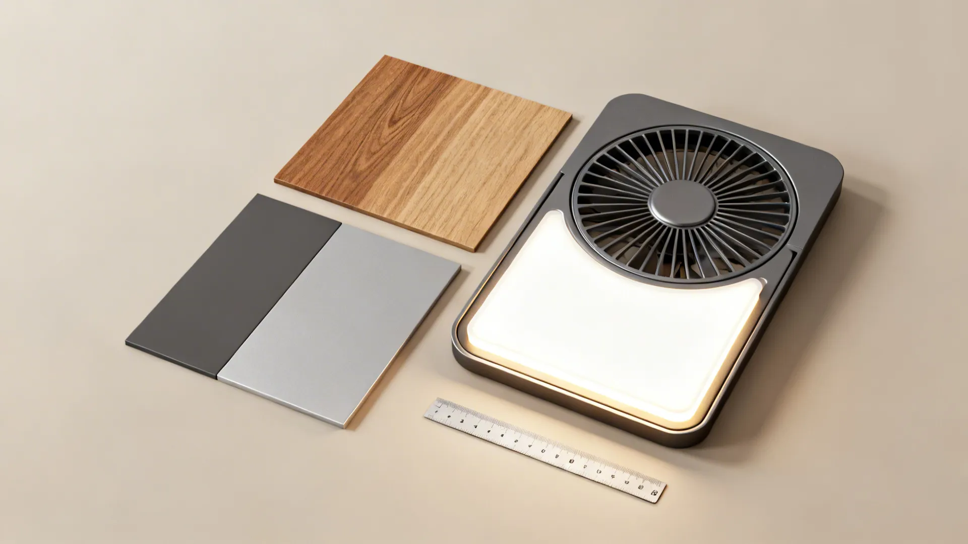 3. Dual-function fan-lights for fixture consolidation