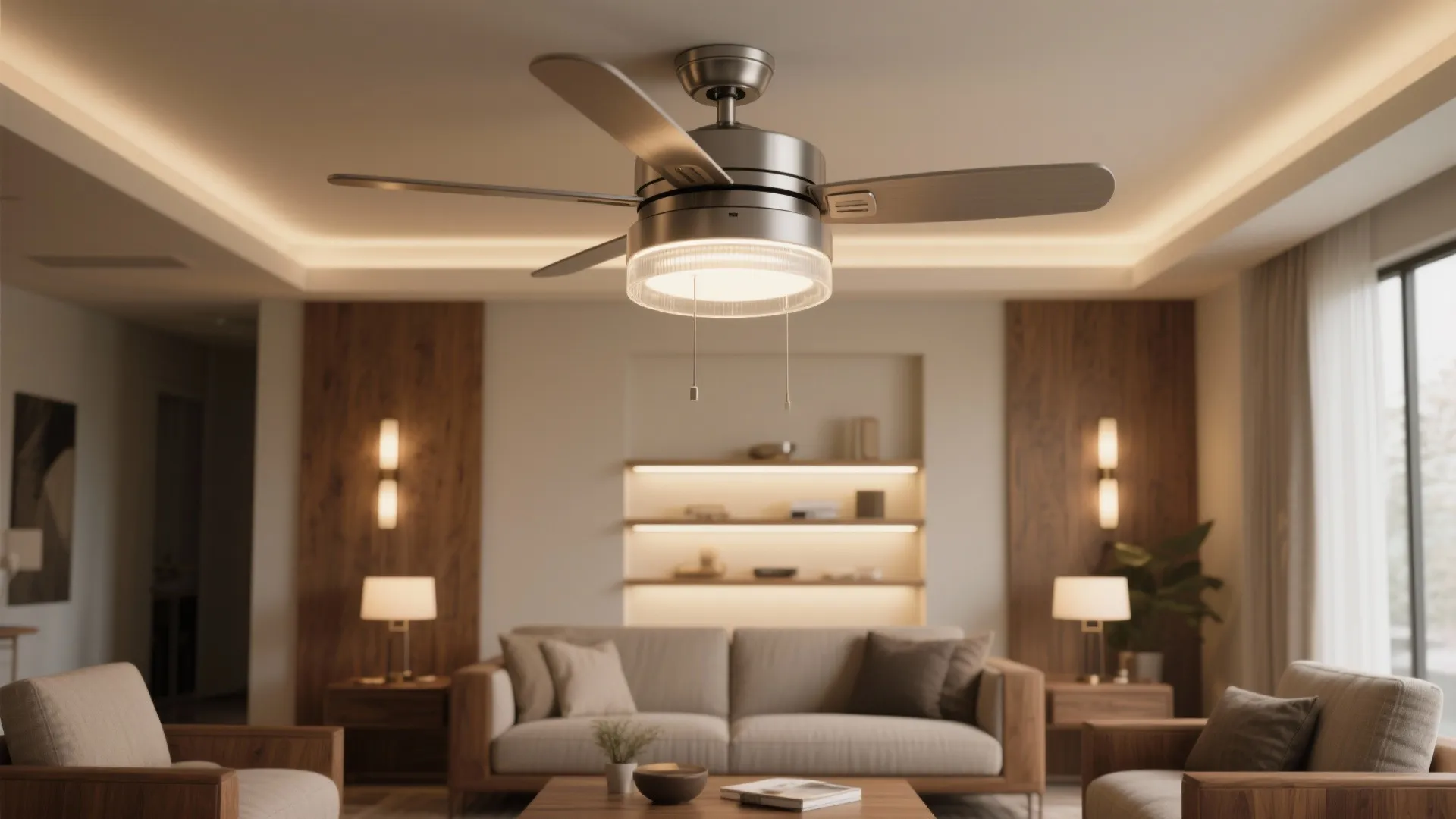 Integrated Light + Fan, Tuned to Your Layers