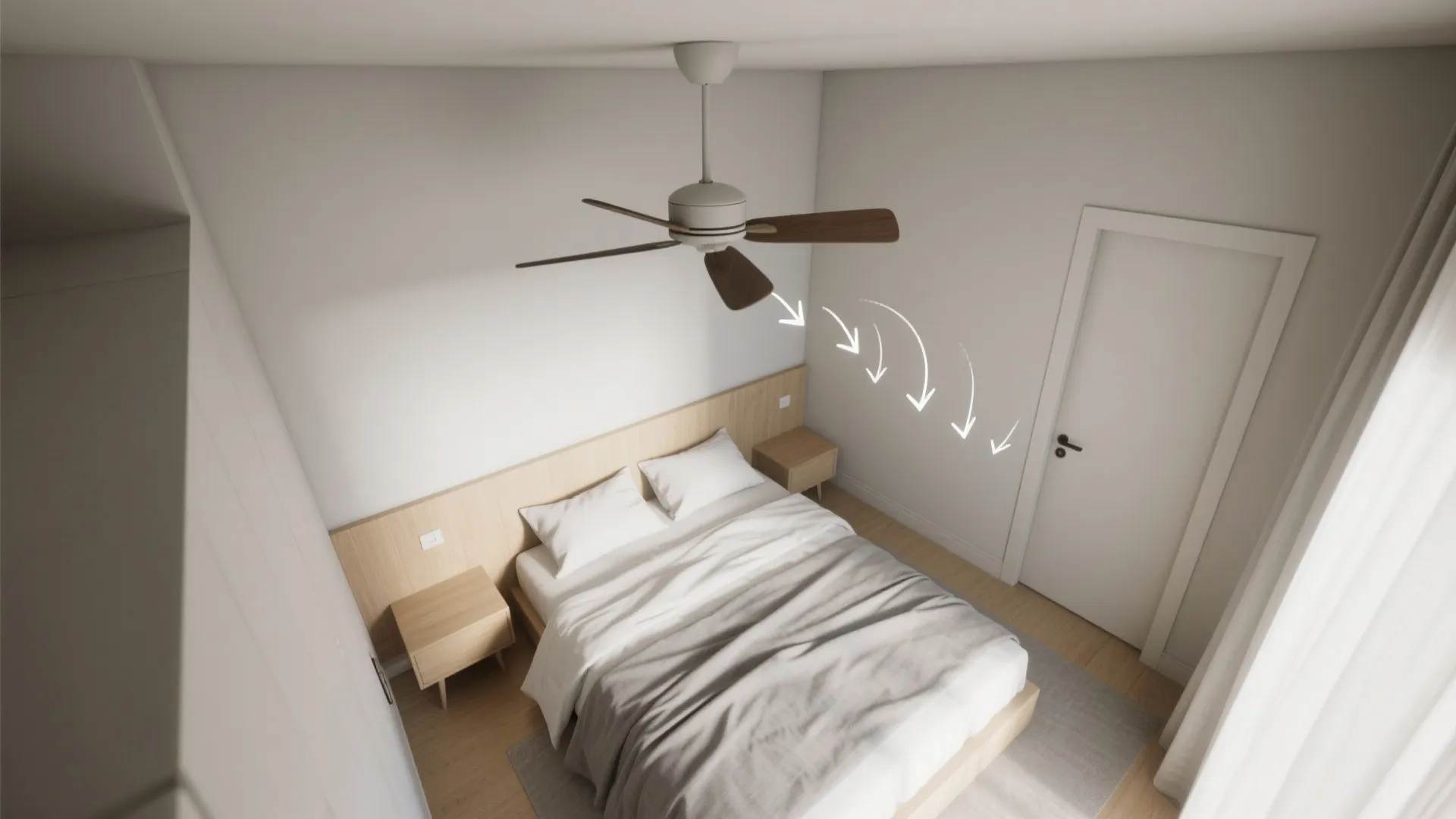 Placement, clearance, and reversible airflow strategy