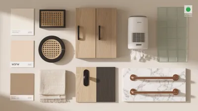 Modern Bathroom Materials & Finishes Inspiration