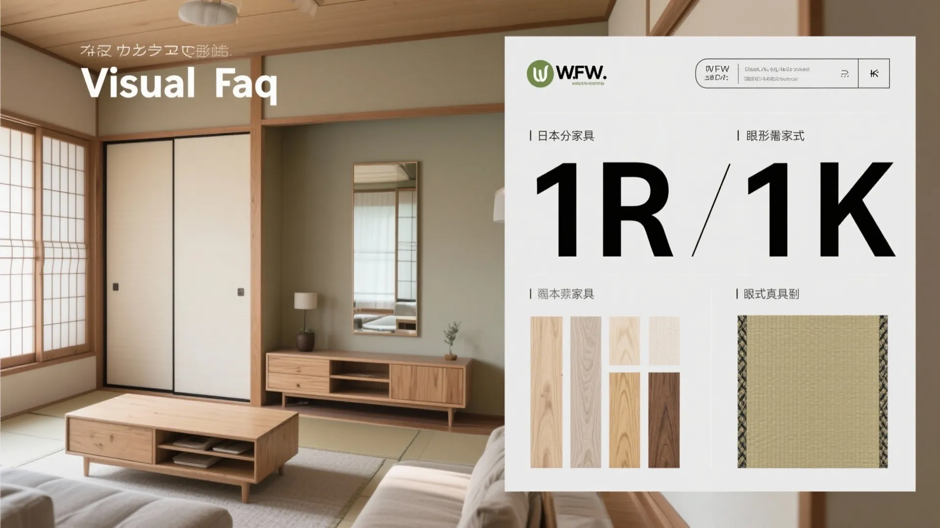 Q3. 日式空間の色合わせの注意点は？