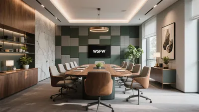 Modern Conference Room Design with Acoustic Panels