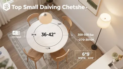 Small Dining Room Design with Round Table