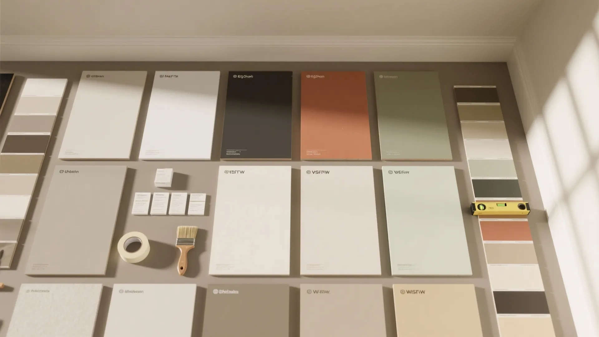 8) How should I test colors for staircase wall paint design?