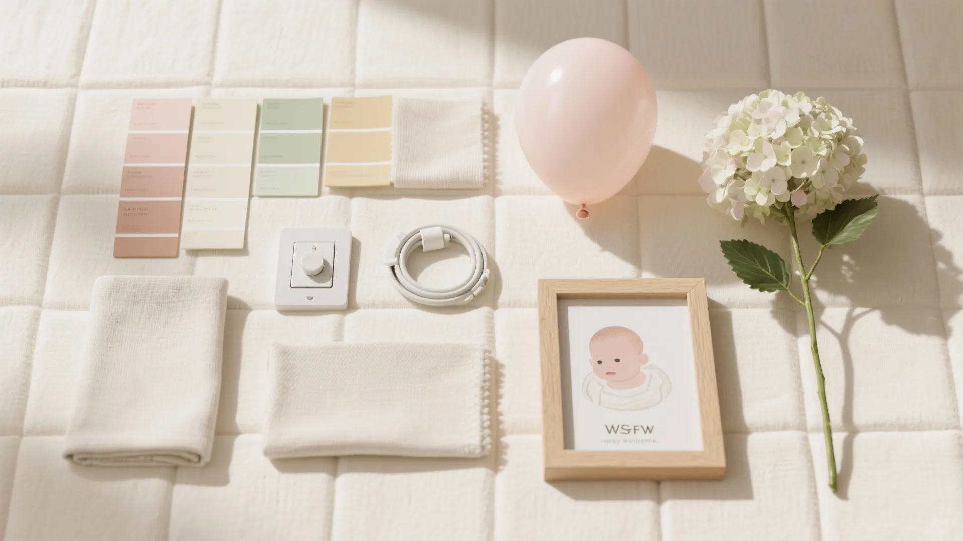 8) What’s the best color palette for newborn welcome photos?