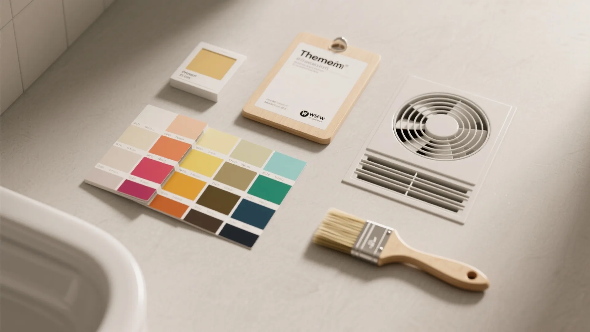 8. What’s a budget-friendly paint strategy for bathrooms?