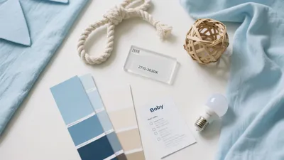 Soft Blue Nursery Color Palette Inspiration