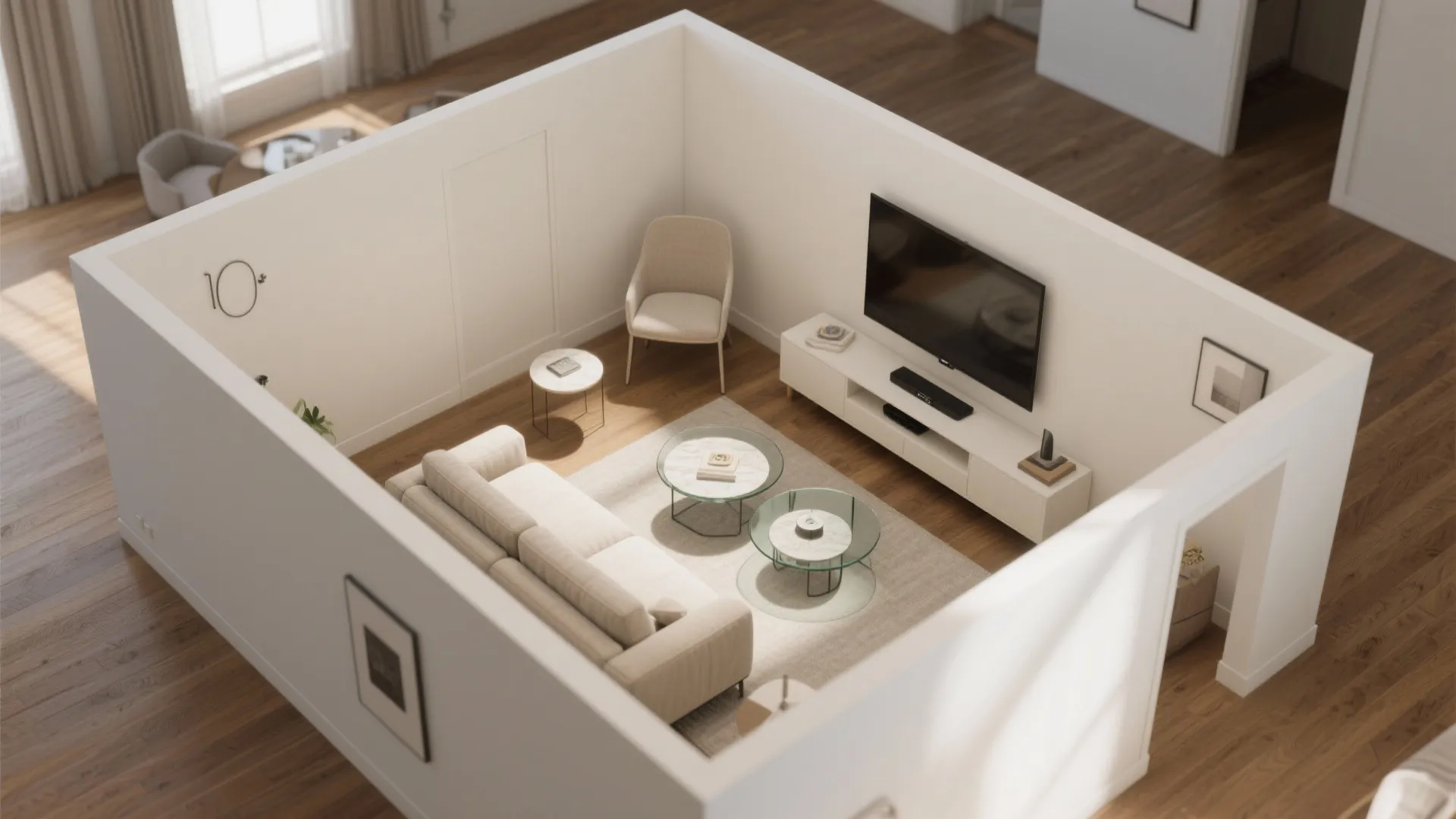 How can I maximize storage without closing in the room?