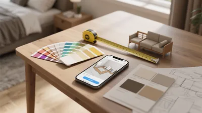 Bedroom Design Planning with Color Palettes & Layout Tools