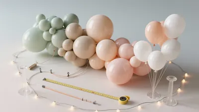 Pastel Balloon Garland Party Decoration Ideas