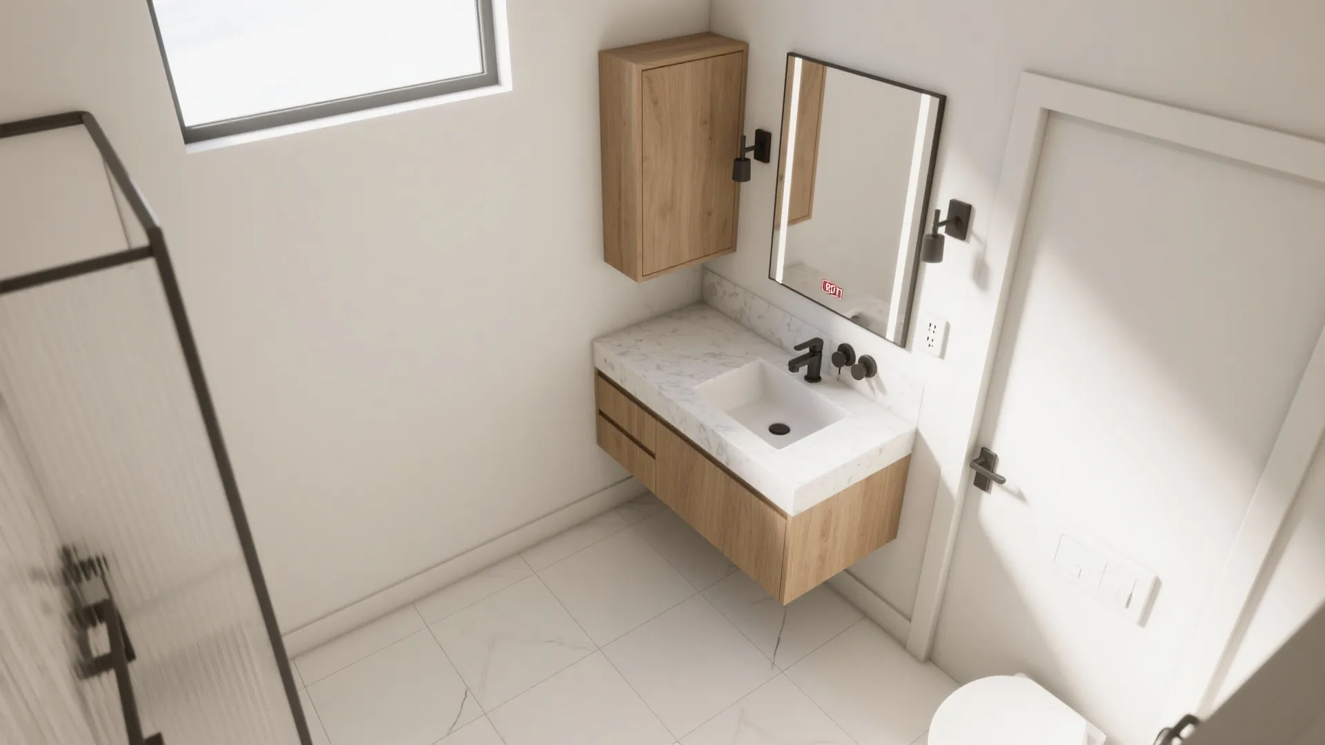 How do I keep the lavatory area dry and mold-free?