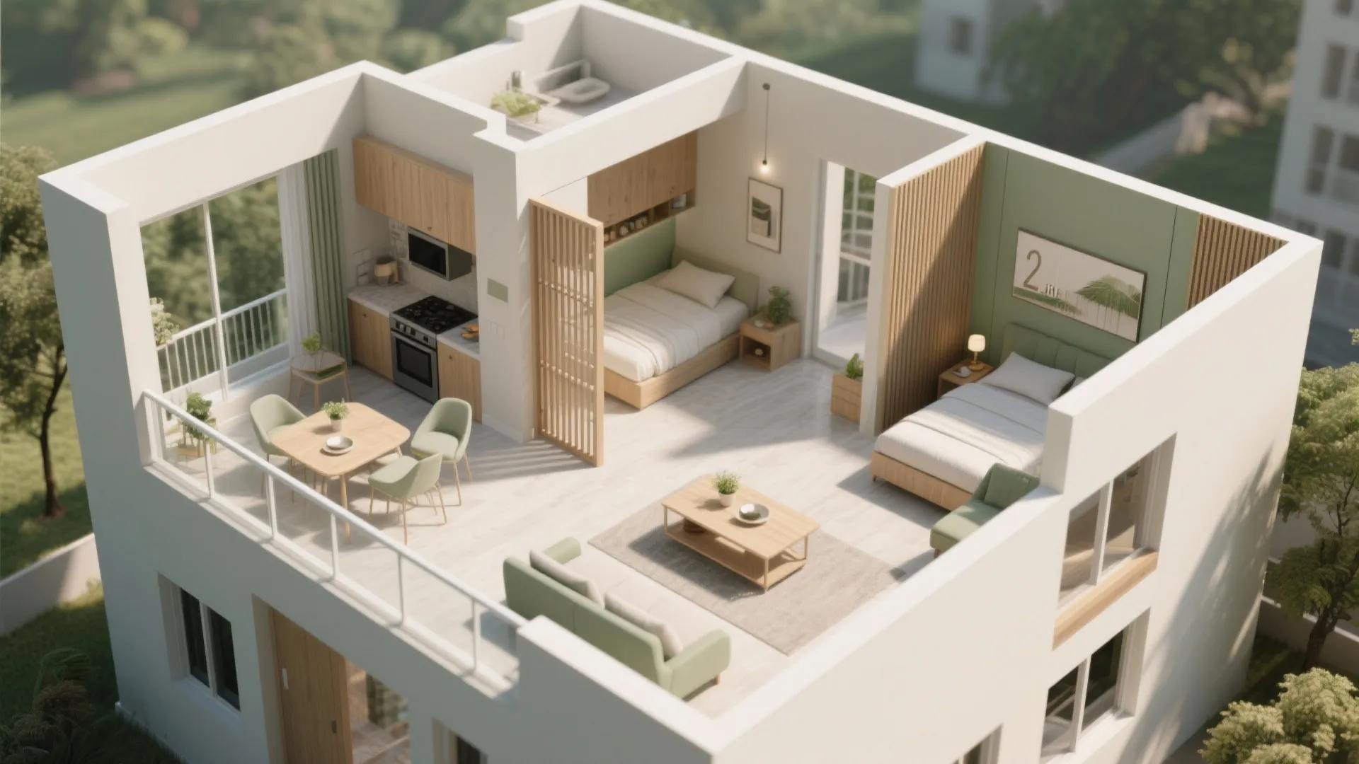 2 BHK Flat Feels Cramped? 5 Nagpur Design Fixes