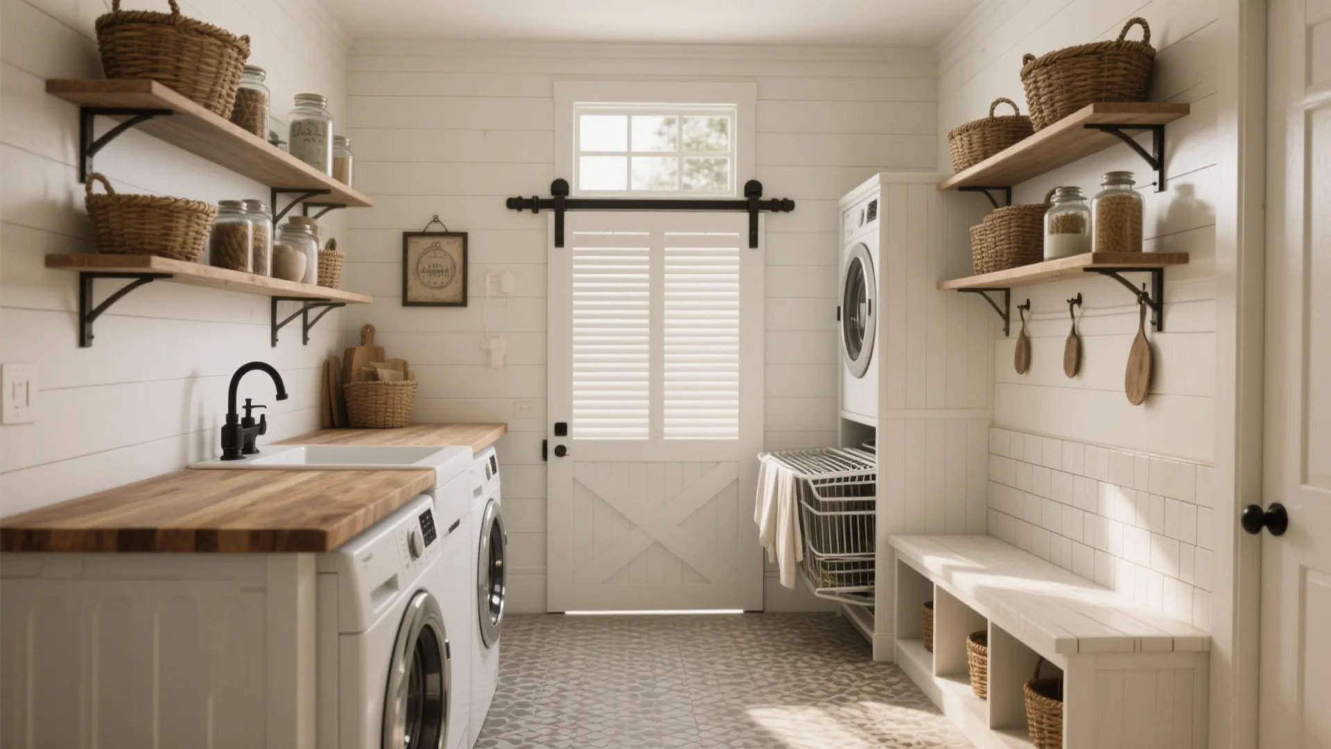 5 Modern Farmhouse Laundry Room Ideas: Practical, stylish ideas I use when reworking small farmhouse laundry nooks