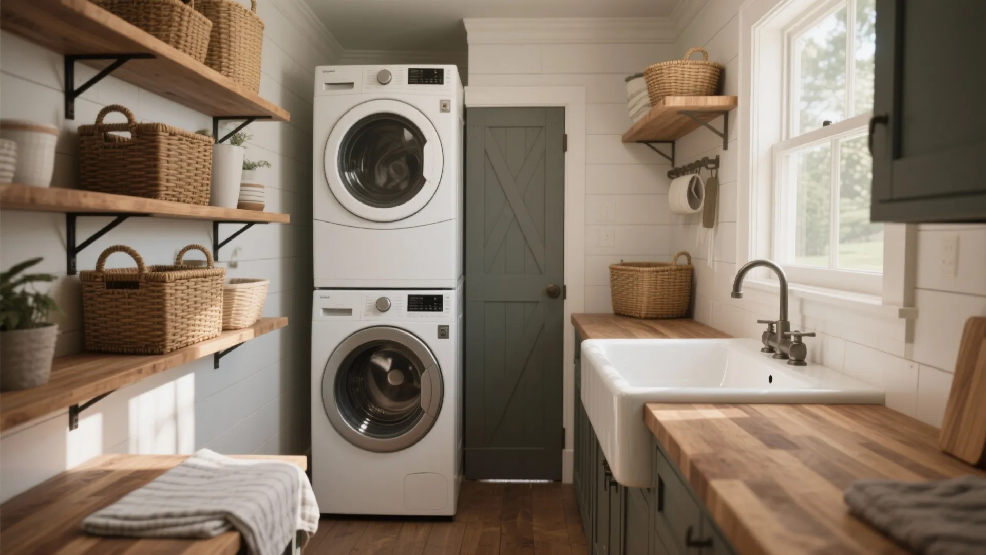 Modern Farmhouse Laundry Room Ideas — 5 Tips: Practical and stylish modern farmhouse laundry room ideas for small spaces, with real-life tips from a pro designer