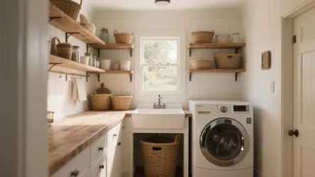 Farmhouse Laundry Room Paint Colors — 5 Picks
