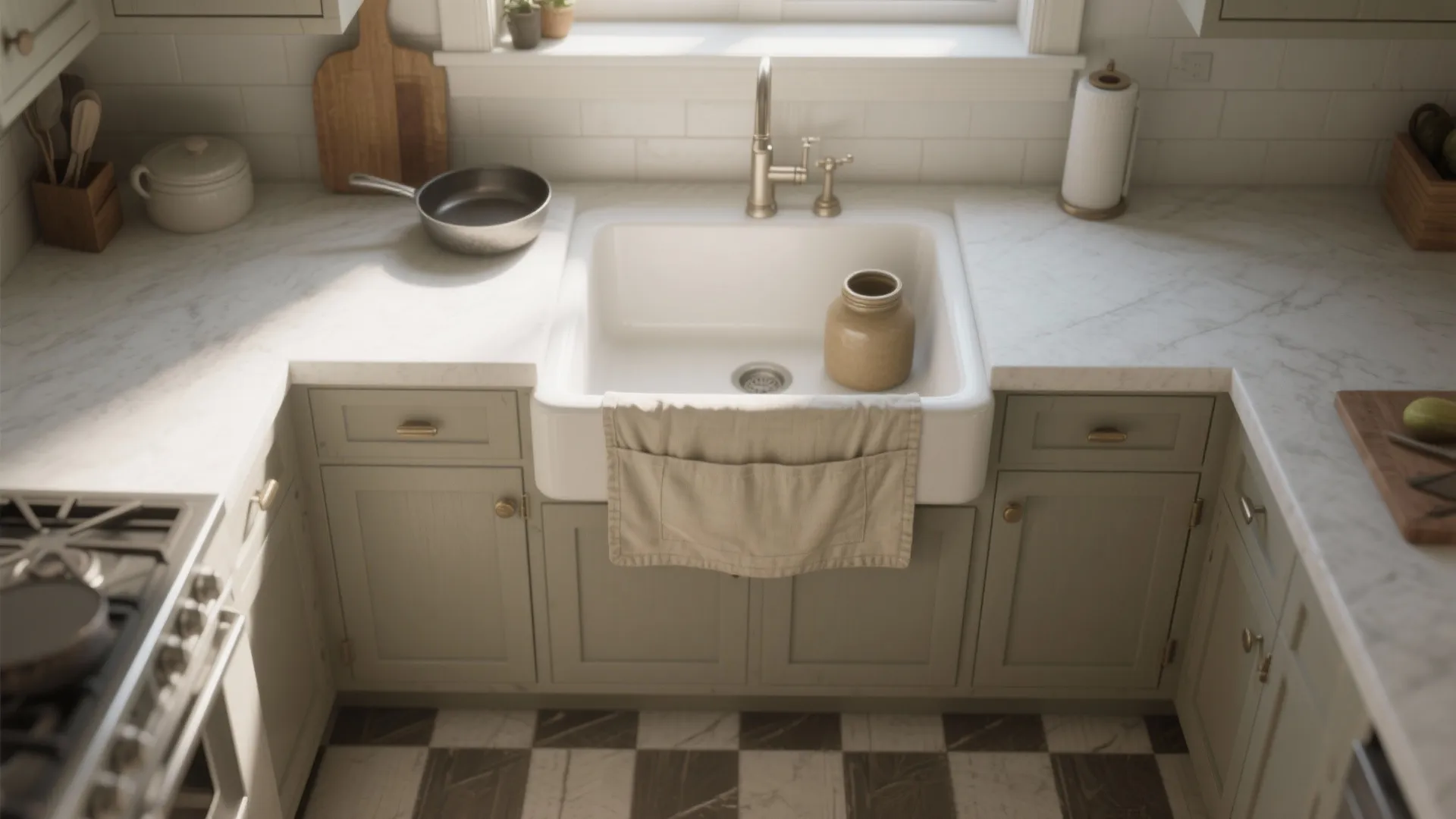 3. The Classic Farm Sink as a Functional Anchor