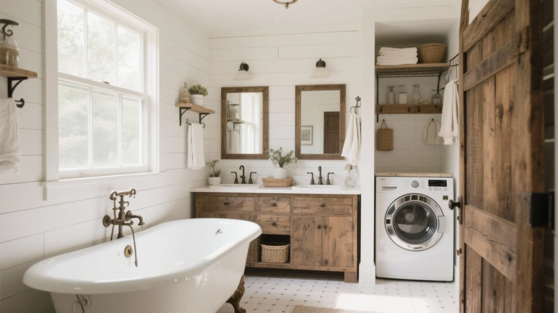 10 Farmhouse Small Bathroom Ideas: Creative farmhouse small bathroom design tips from my real projects