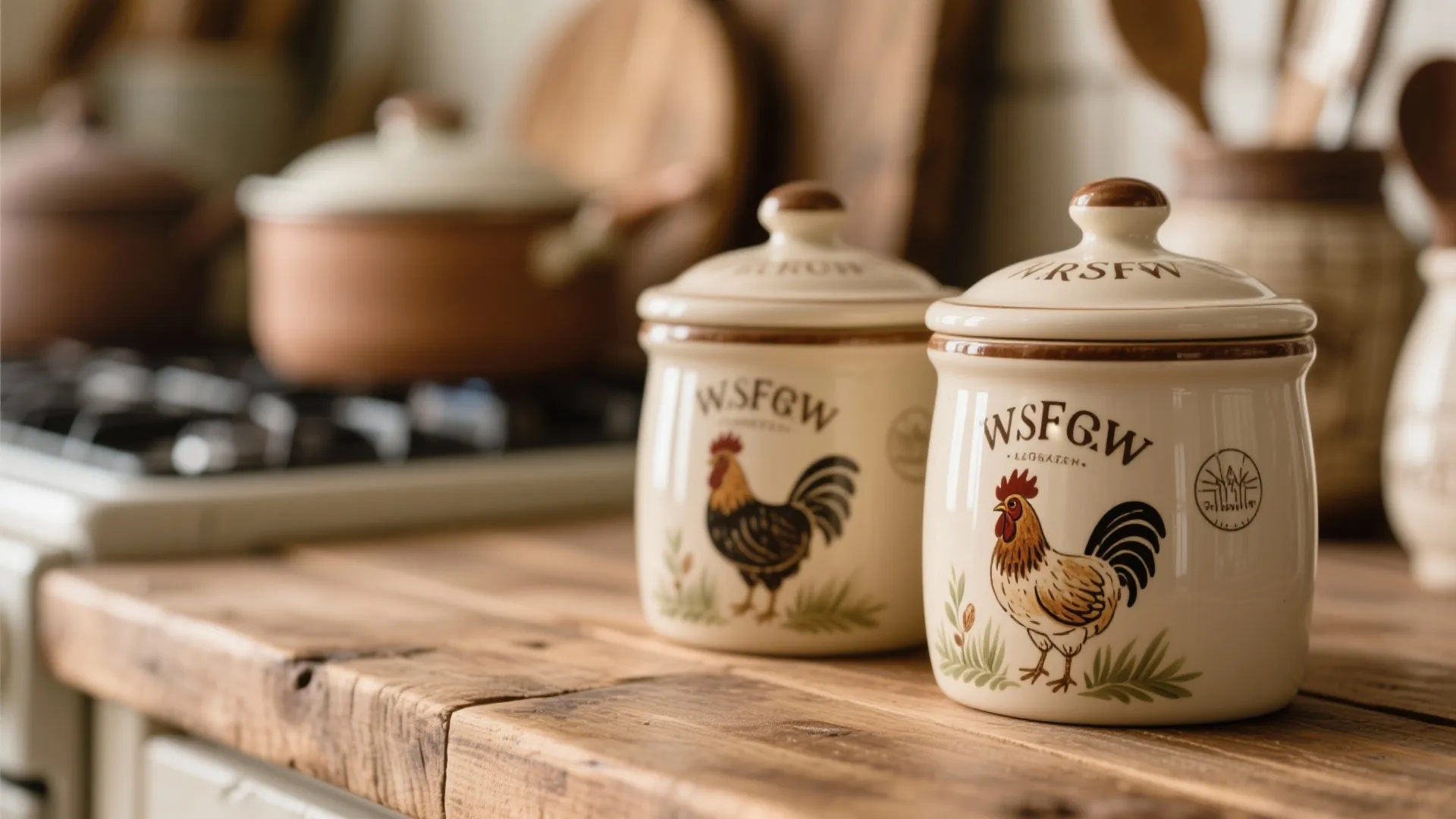 Tip 8: Farmhouse Chicken Canisters