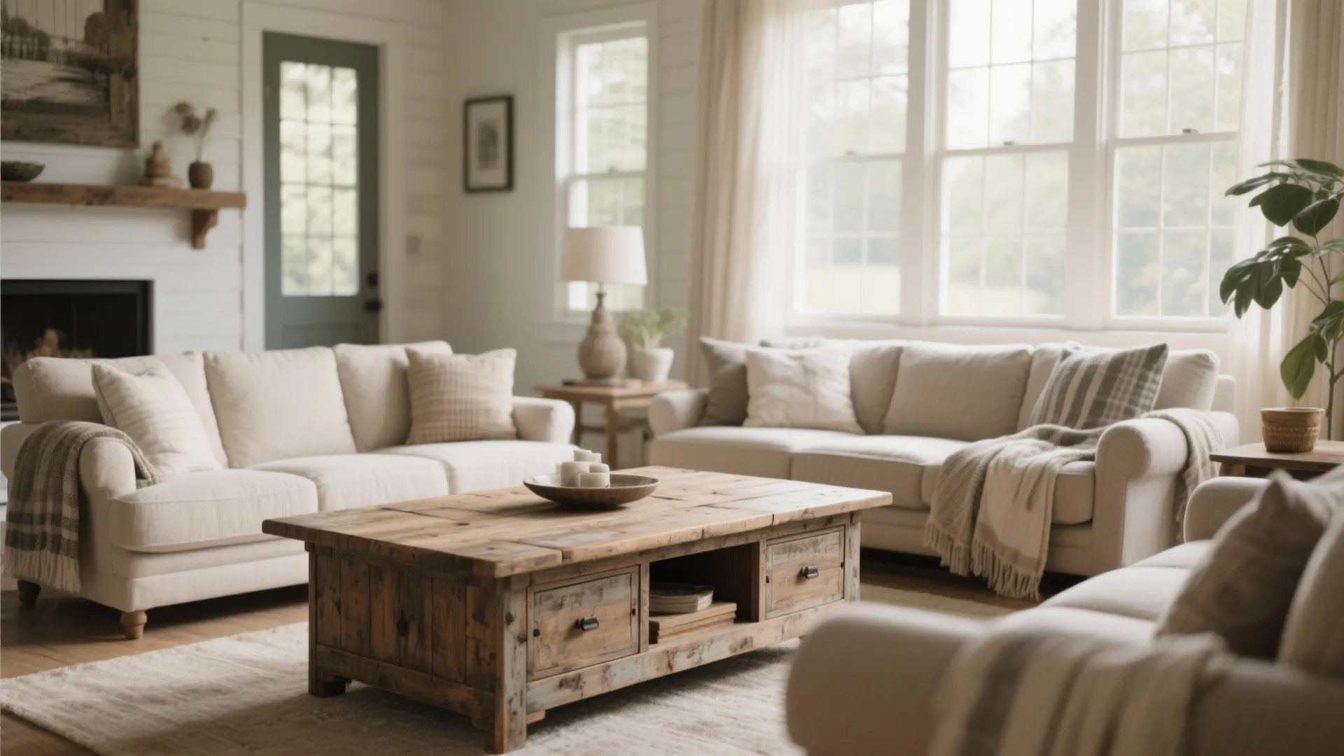 8. Farmhouse Coffee Tables