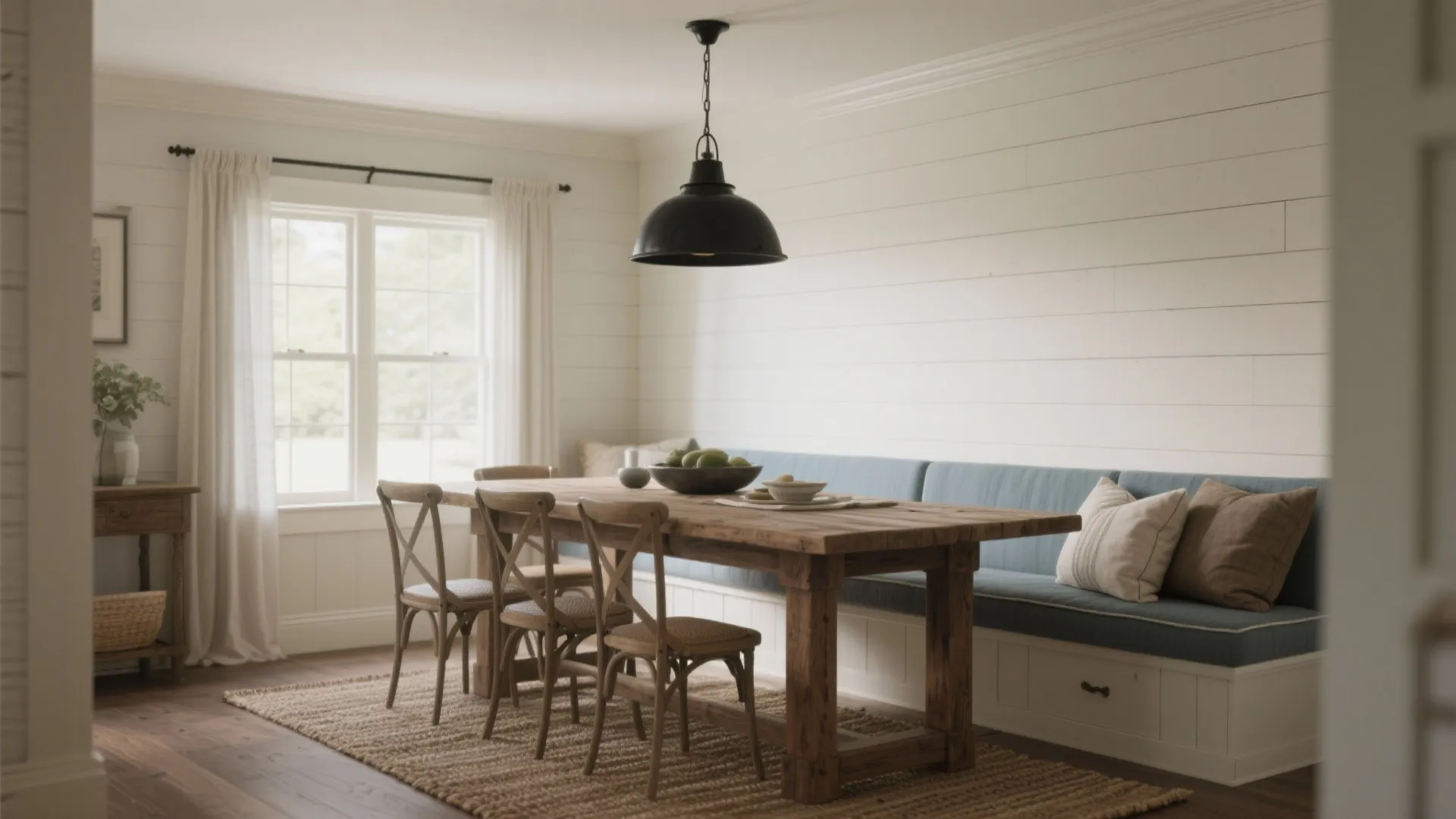 Modern Farmhouse Dining Room Ideas — 5 Stylish Tips: 5 inspiring, practical decorating ideas to make a modern farmhouse dining room feel warm, modern, and perfectly scaled for small spaces