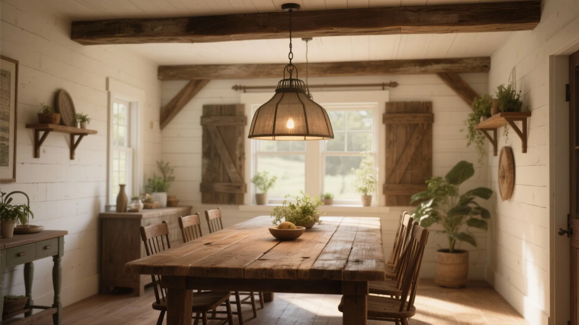 5 Farmhouse Light Fixtures for Dining Rooms