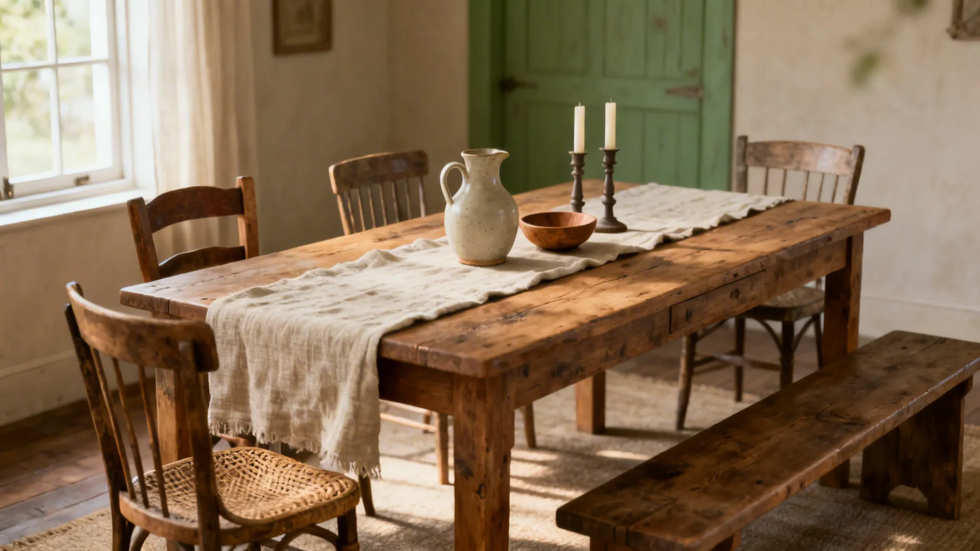 5 Farmhouse Dining Table Decor Ideas