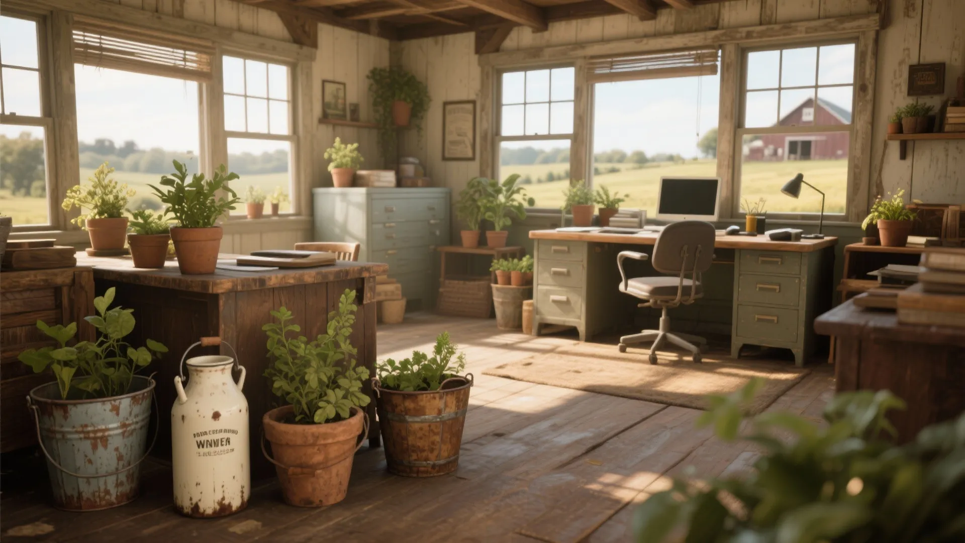 8. Farmhouse Greenery