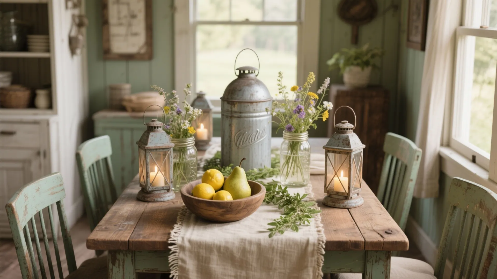 Farmhouse Dining Room Table Centerpiece Ideas — 5: Five practical, budget-friendly farmhouse centerpiece ideas I actually use in my projects