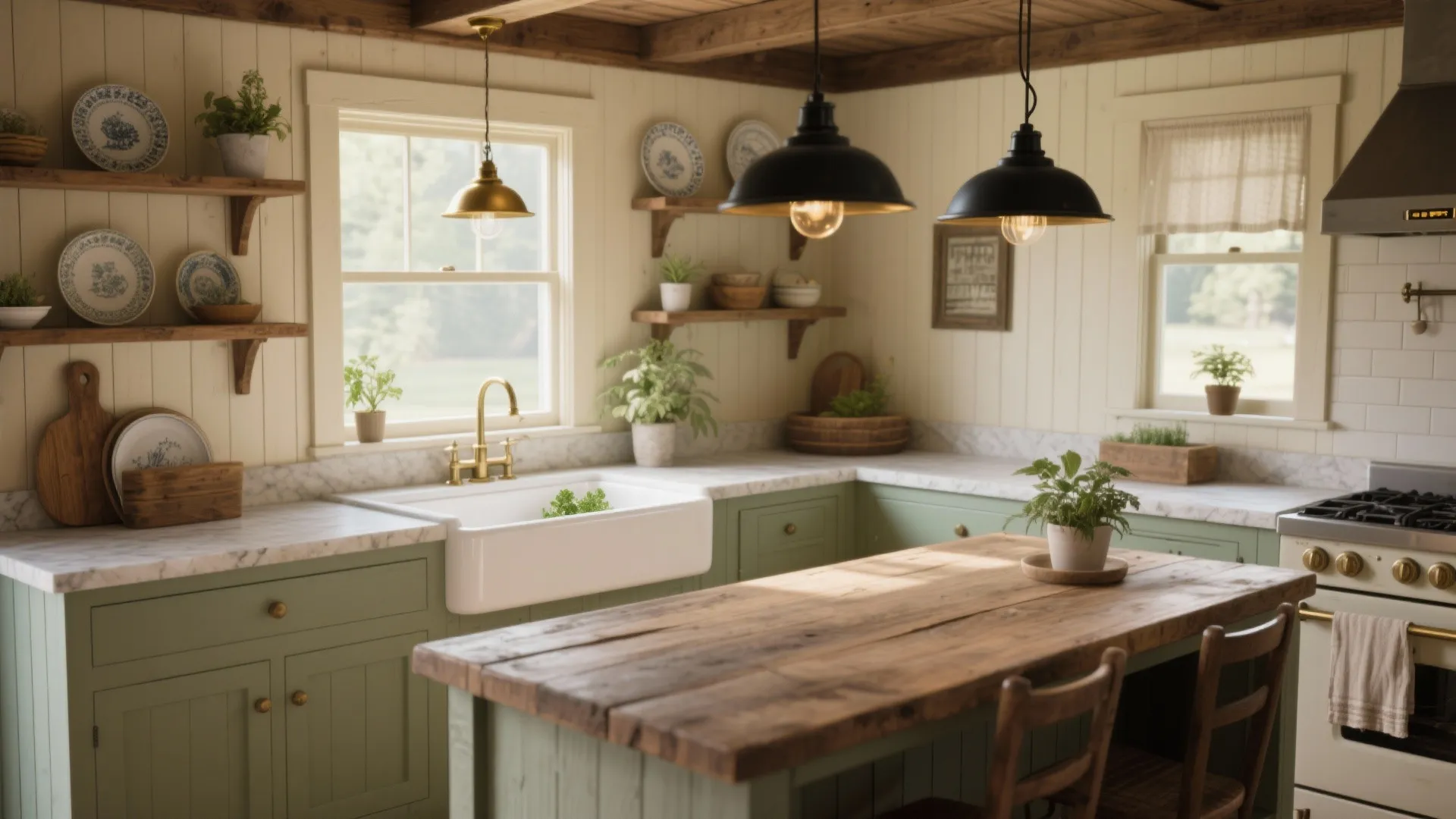 5 Rustic Farmhouse Kitchen Ideas: Cozy, practical and budget-friendly rustic farmhouse kitchen ideas from a seasoned designer