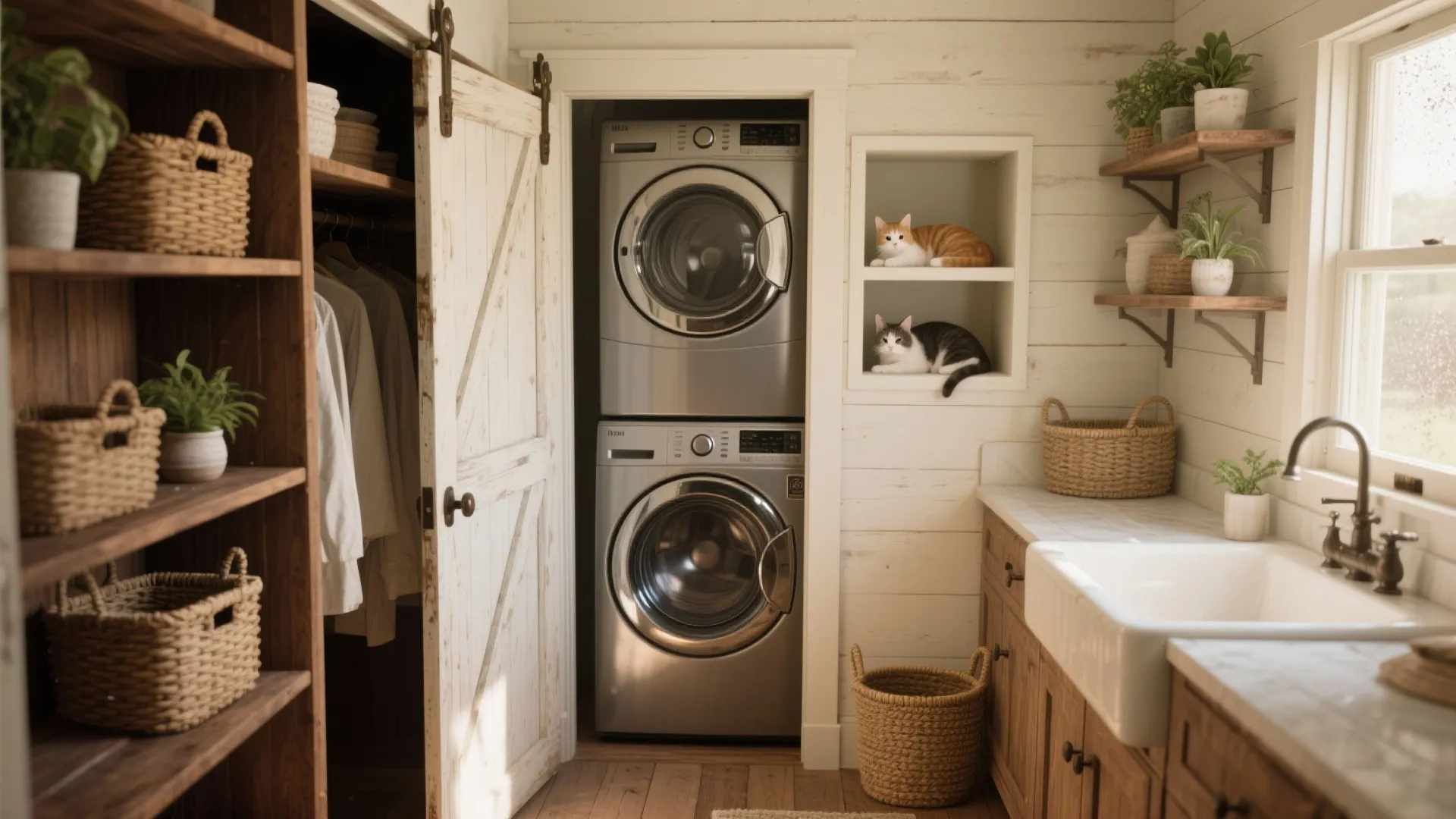 5 Farmhouse Laundry Room Ideas: Cozy, practical farmhouse laundry room designs with space-saving tips and my firsthand remodel stories