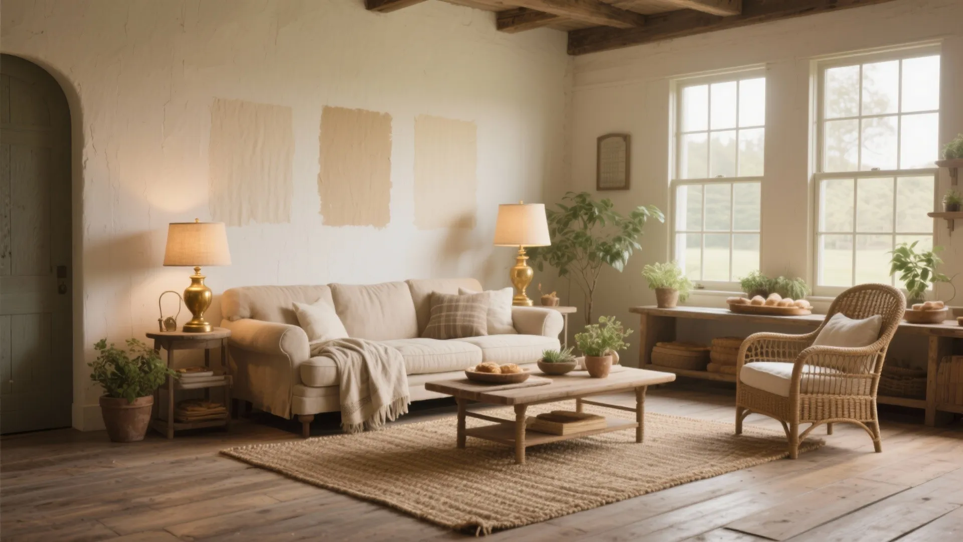 Farmhouse Paint Colors for Living Room — 5 Cozy Picks: Practical, cozy paint ideas I use in small and open-plan farmhouse living rooms