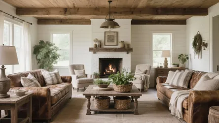10 Cozy Farmhouse Living Room Ideas