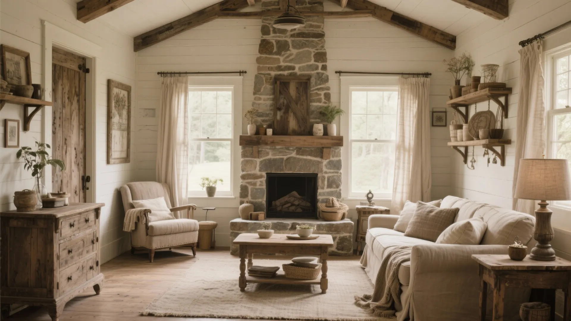10 Farmhouse Rustic Living Room Ideas: Warm, Cozy, and Timeless Décor Inspiration for Your Living Space