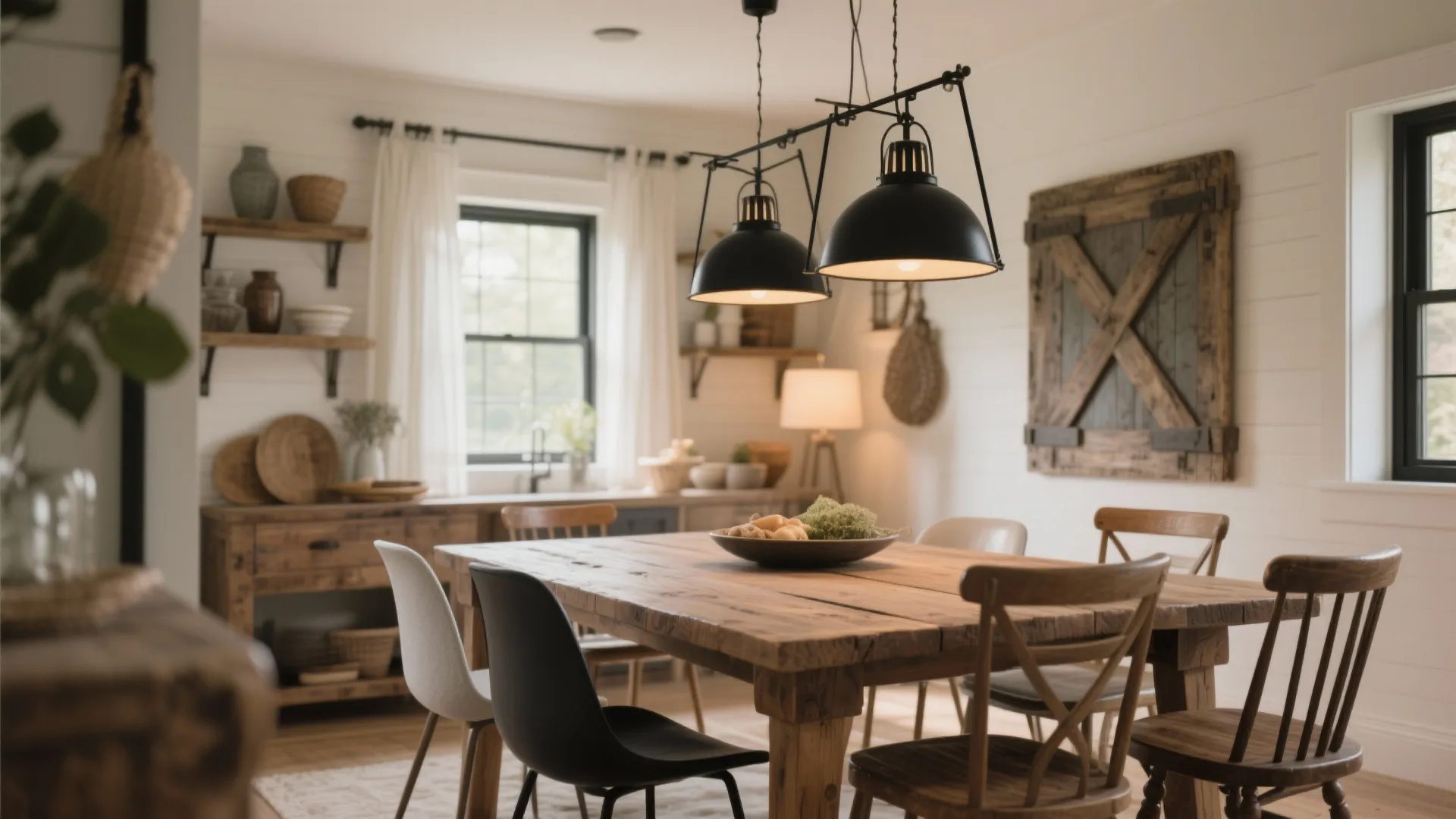 8. Farmhouse & Modern Blend