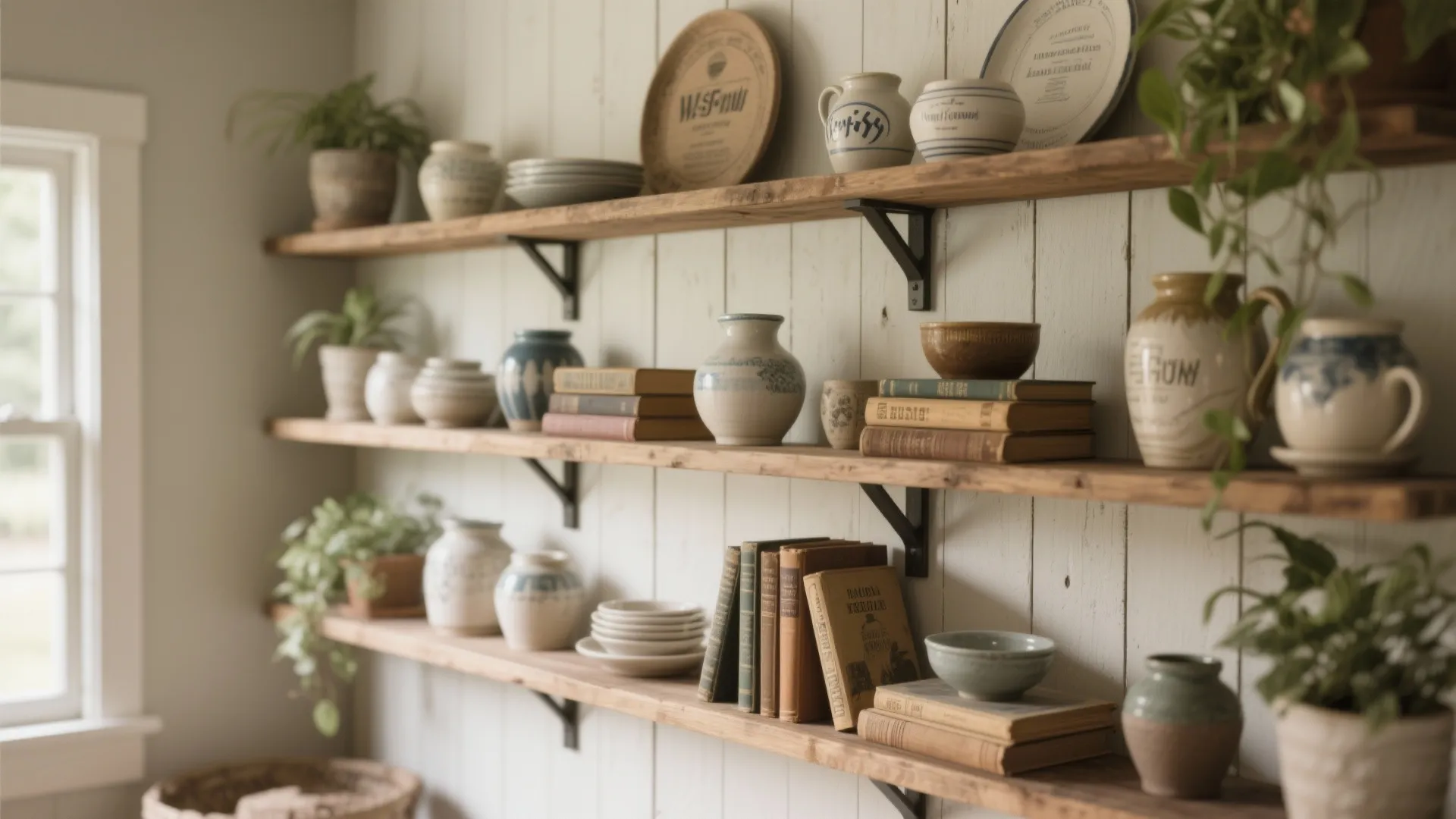 5. Open Shelving Displays