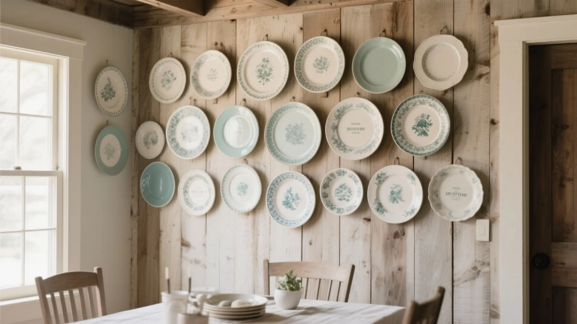8. Plate Wall Display