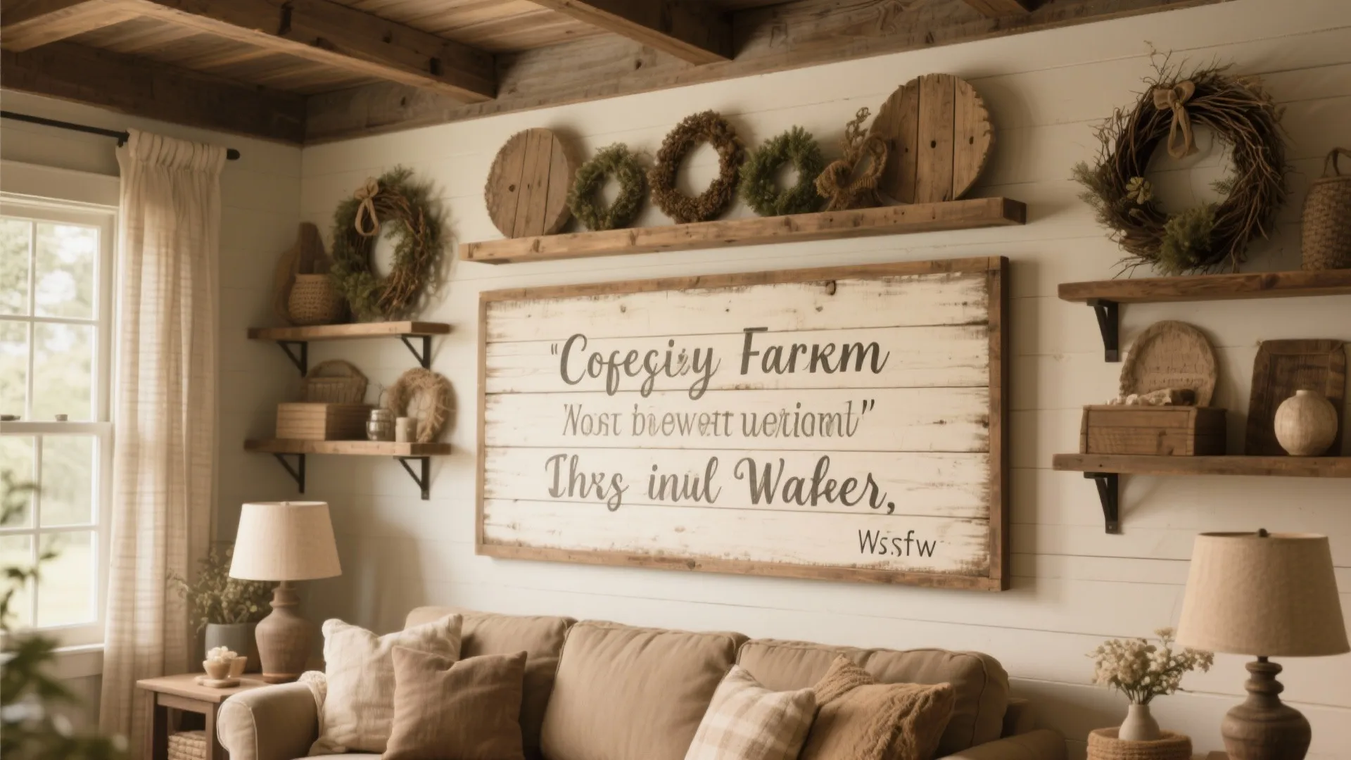 7. Farmhouse Signs with Quotes
