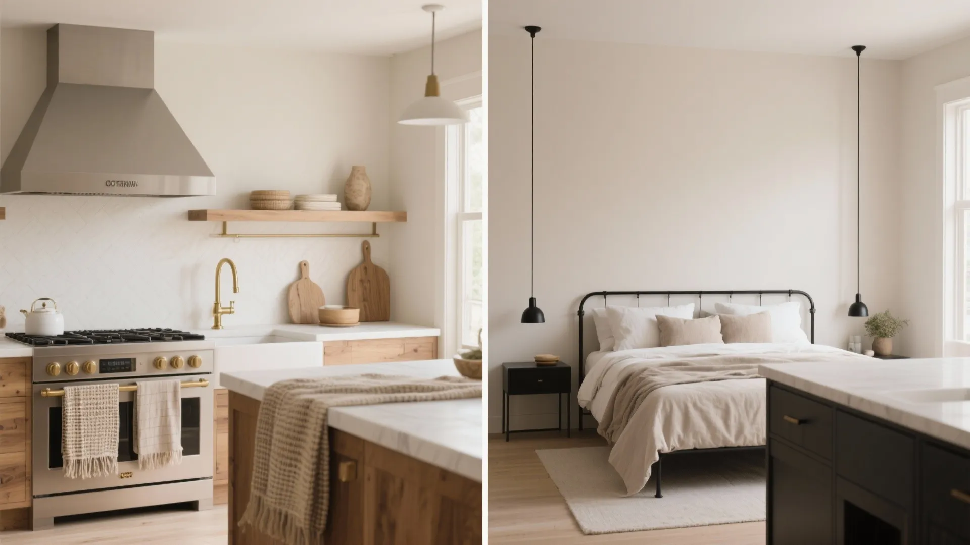 5. Modern farmhouse to Scandinavian calm