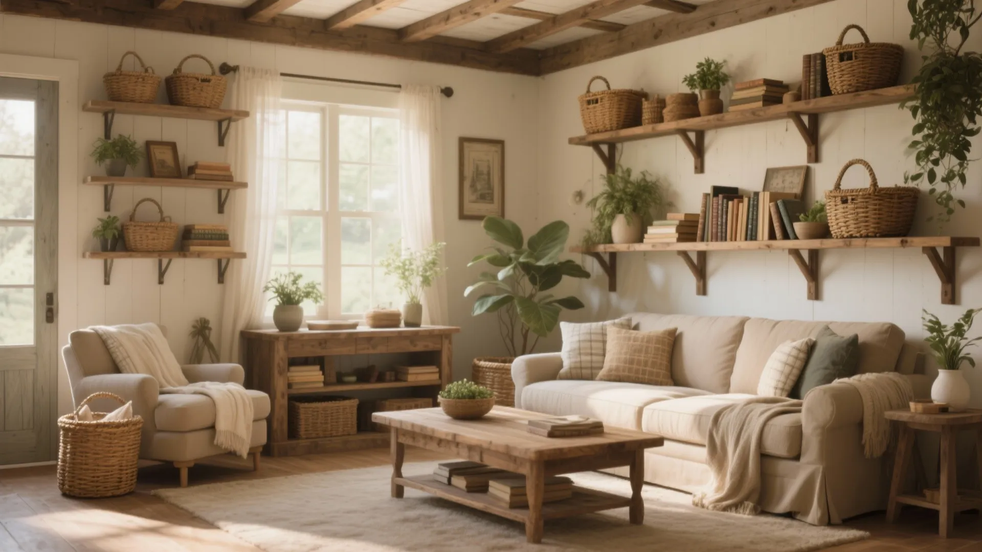 10 Farmhouse Shelf Decor Ideas for Your Living Room: Rustic charm meets personal style — my top 10 ways to decorate farmhouse shelves at home