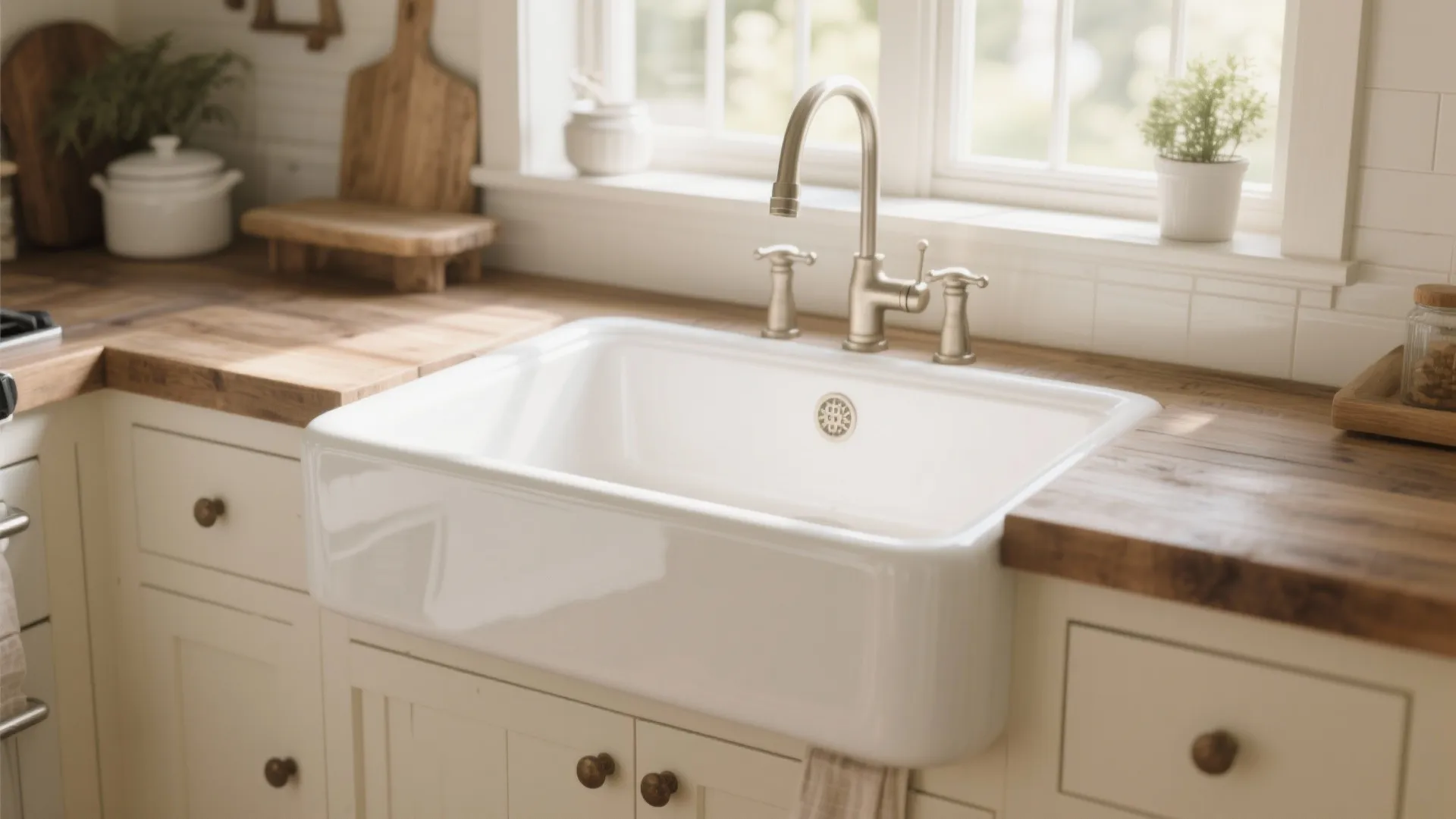 3. Classic Farmhouse Sink