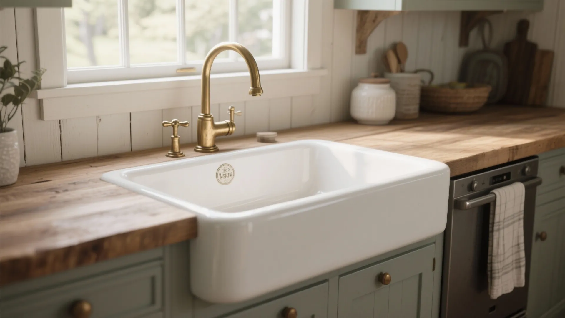 5. Farmhouse Sink Focal Point