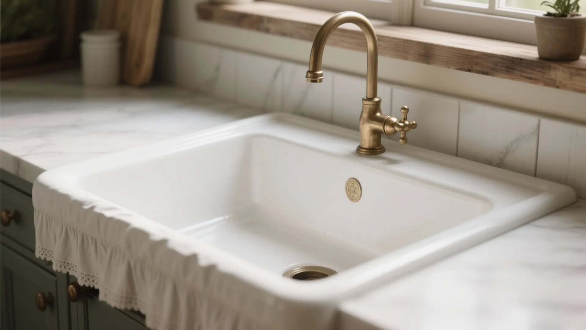 4. Statement Farmhouse Sink